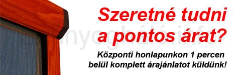 Szúnyogháló árajánlat